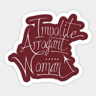 impolite Sticker